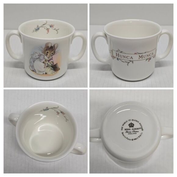 World Of Beatrix Potter Mr Jeremy Fisher Hunka Munca England Royal Albert Set - Picture 5 of 8
